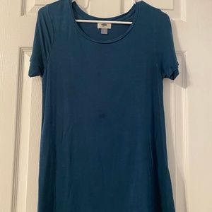 Blue Short Sleeve Top